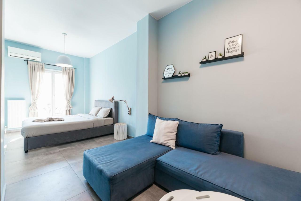 Modern White Tower Apartment Thessaloniki Exterior foto